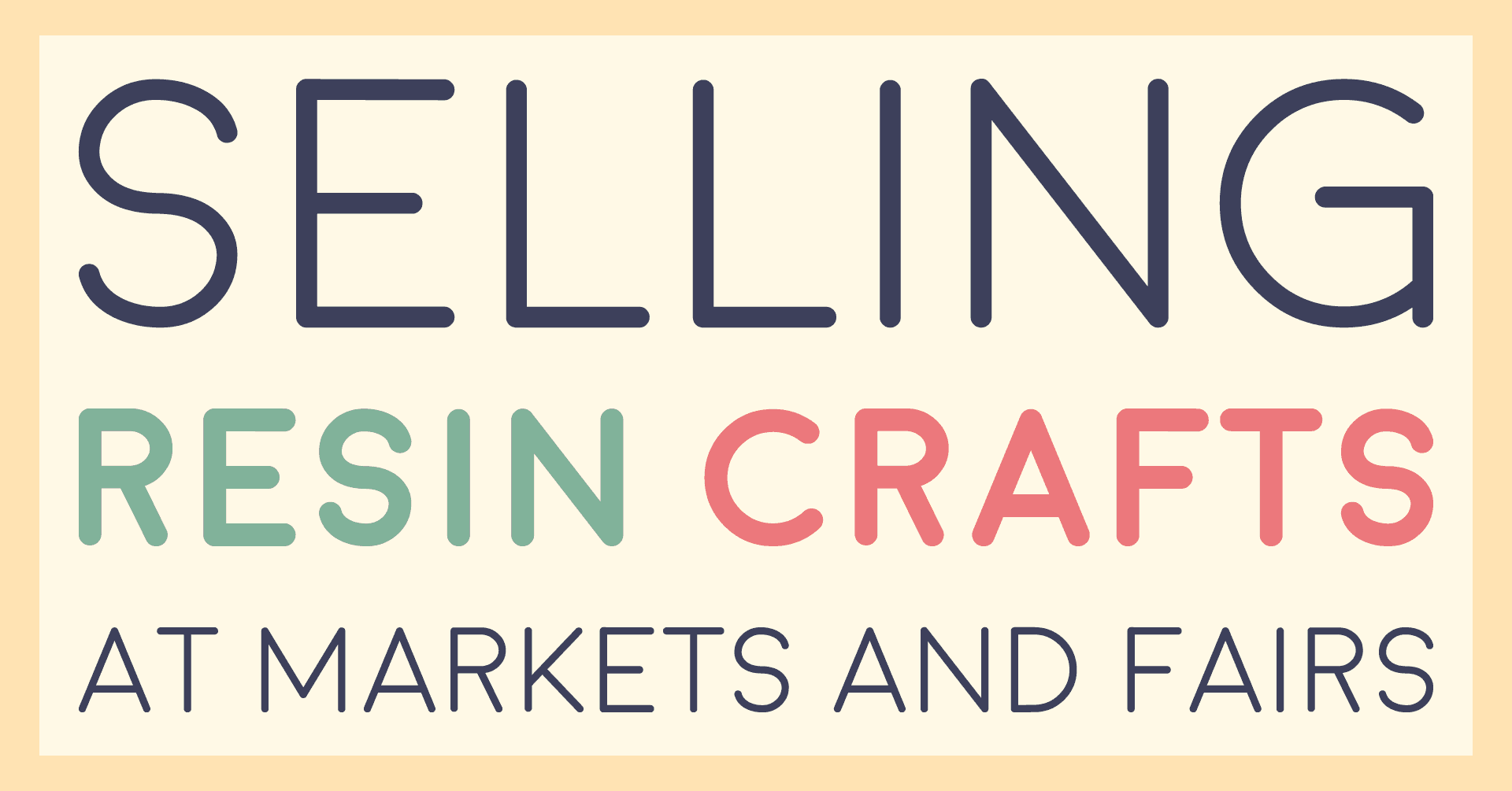 Colourful resin crafts including jewellery and coasters displayed at a market stall